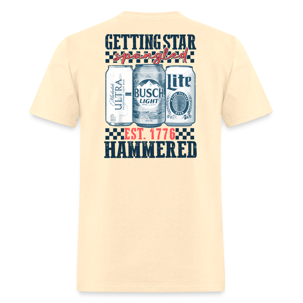 Getting Star Spangled Hammered Tee! - natural