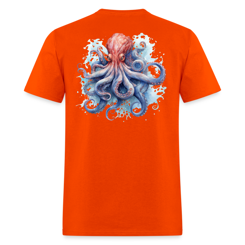 Octopus Tee! - orange