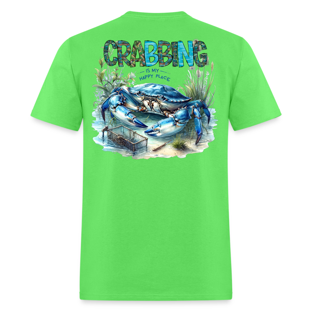 Crabbing Is My Happy Place Tee! - kiwi