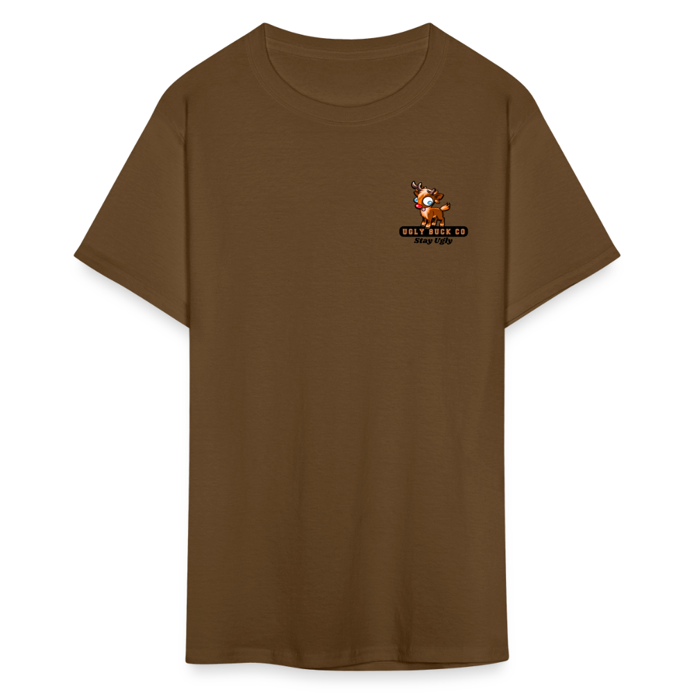 Patriotic Bass Tee! - brown