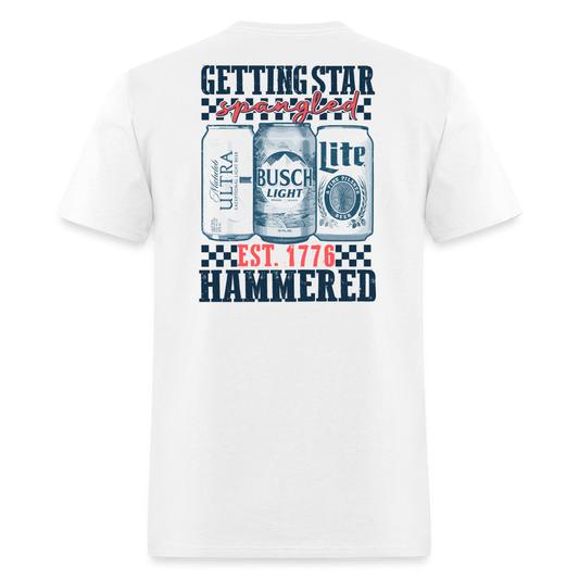 Getting Star Spangled Hammered Tee! - white