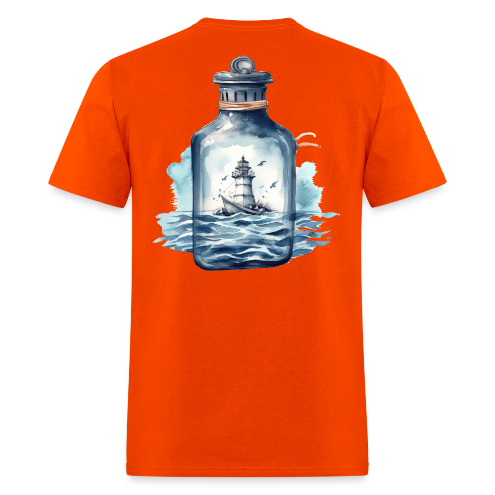 Lighthouse Bottle Tee! - orange