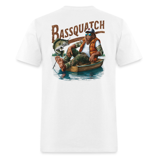 Bassquatch Tee! - white