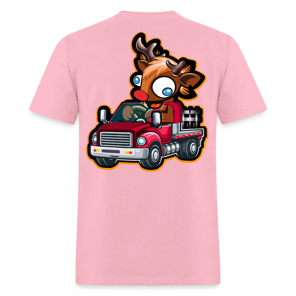 Truck Drivin' Buck Tee! - pink