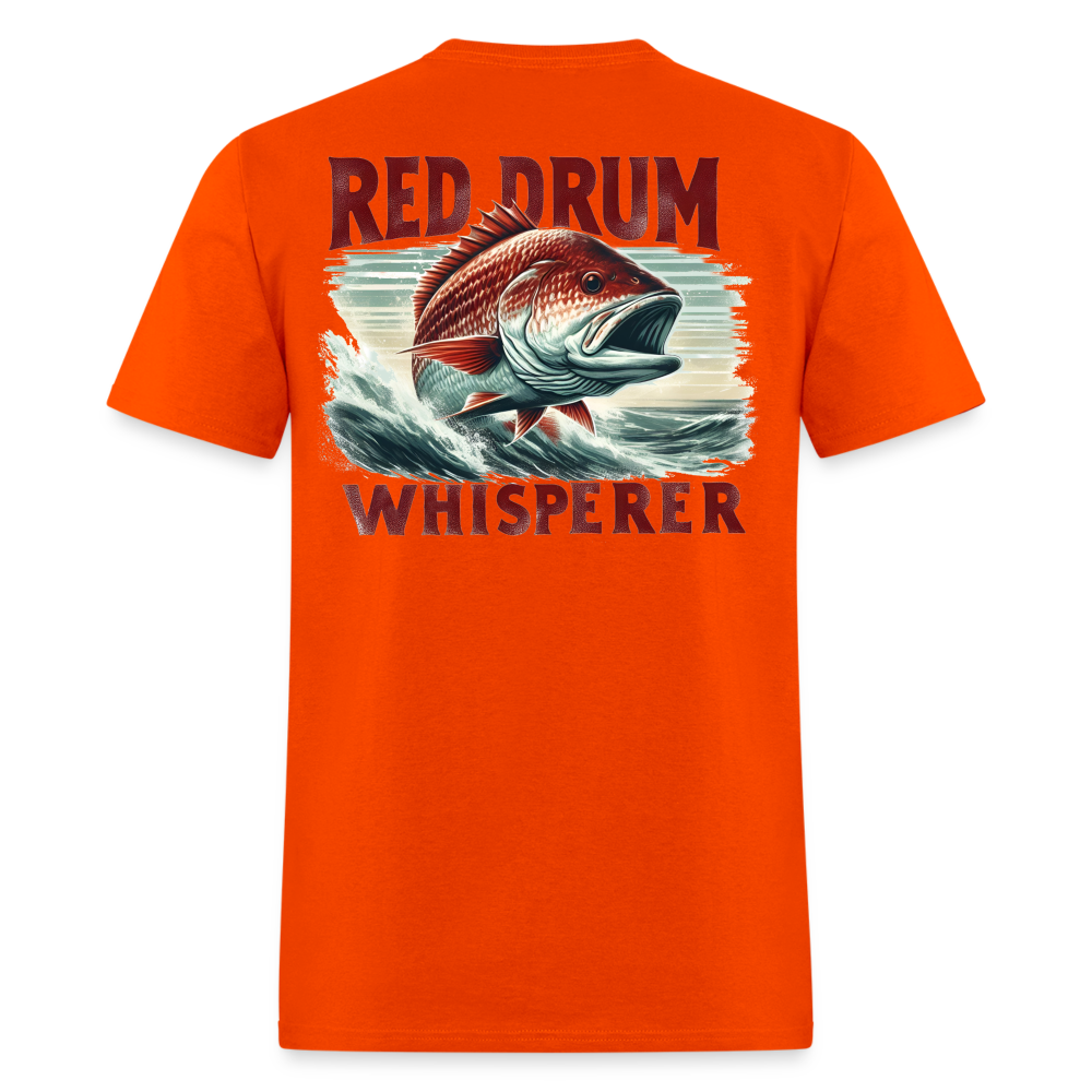 Red Drum Whisperer Tee! - orange