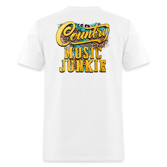 Country Music Junkie Tee! - white