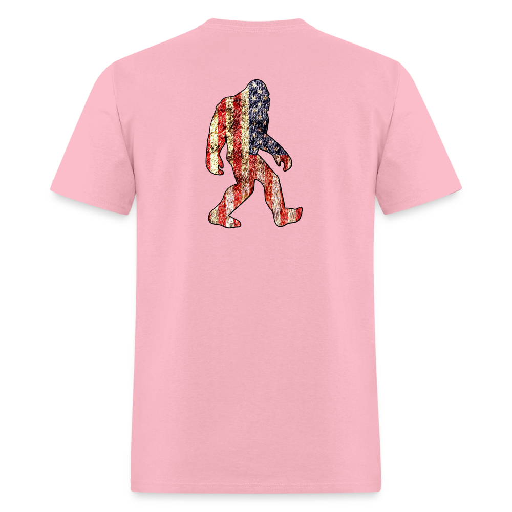 Patriotic Sasquatch Tee! - pink