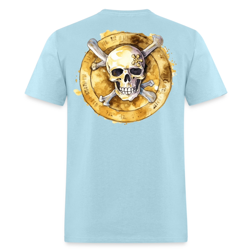 Gold Doubloon #2 Tee! - powder blue