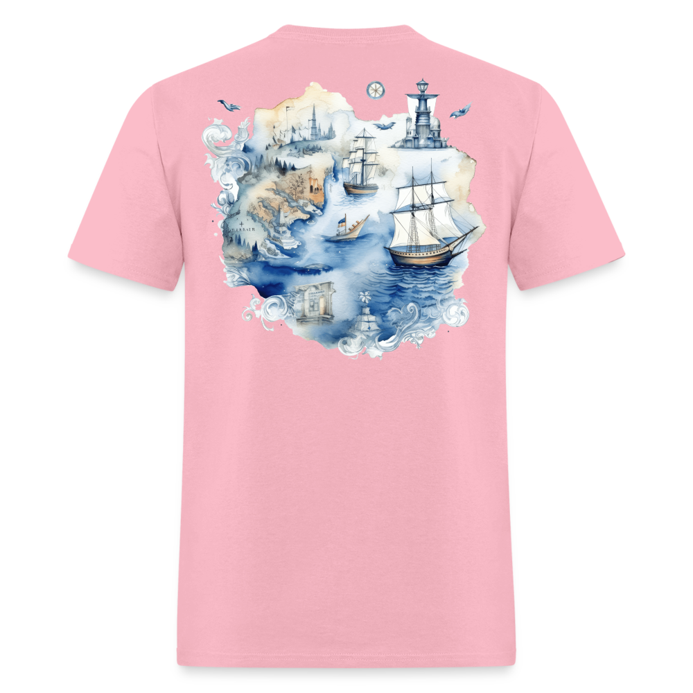 Nautical Map Tee! - pink