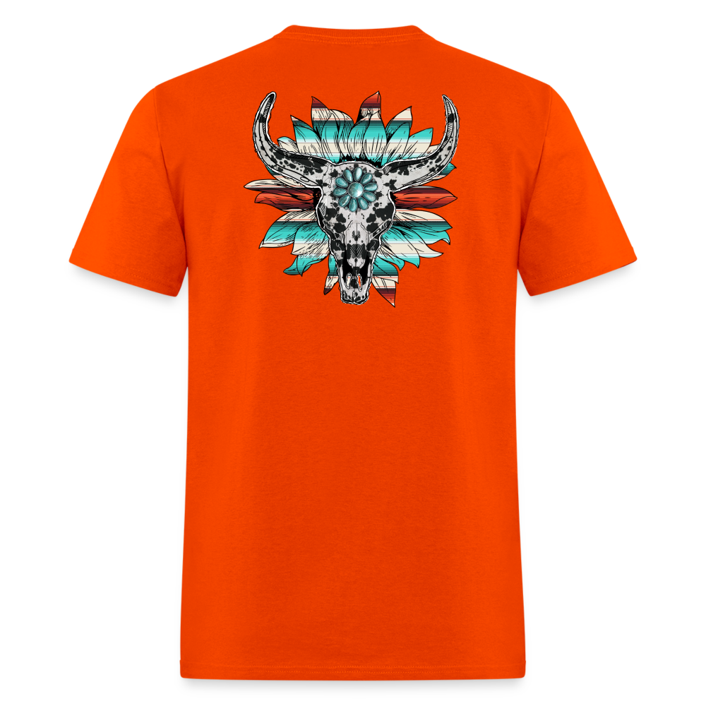 Bolo Skull Tee! - orange