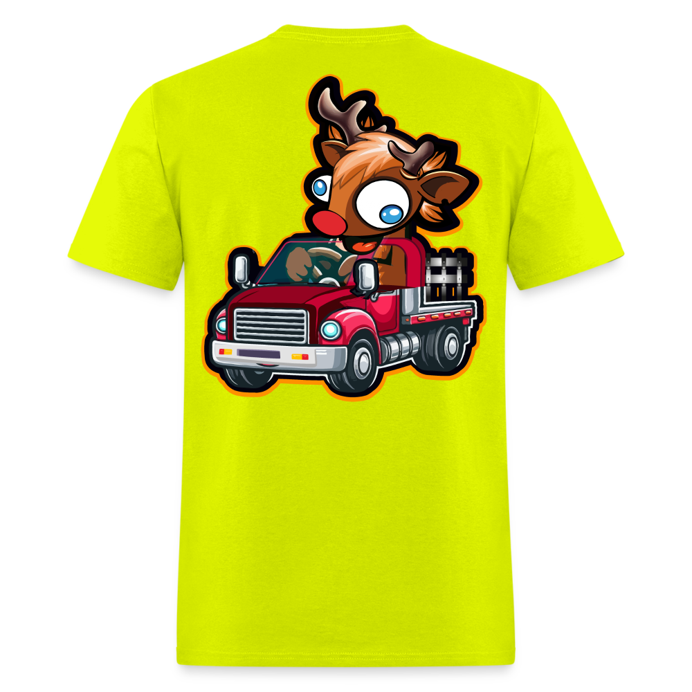 Truck Drivin' Buck Tee! - safety green