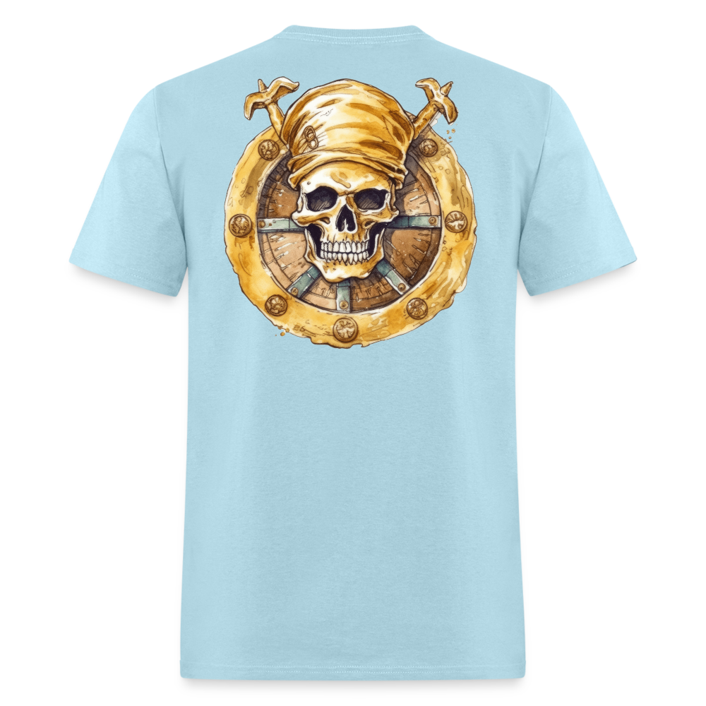 Gold Doubloon #3 Tee! - powder blue