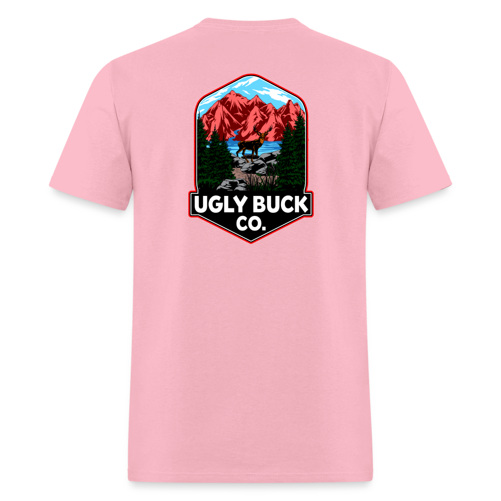 UBC Mountain Badge Tee! - pink