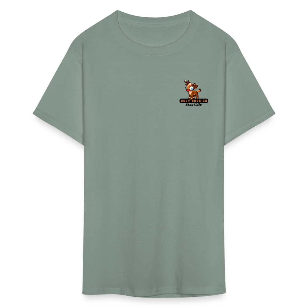 Four wheelin' Buck Tee! - sage