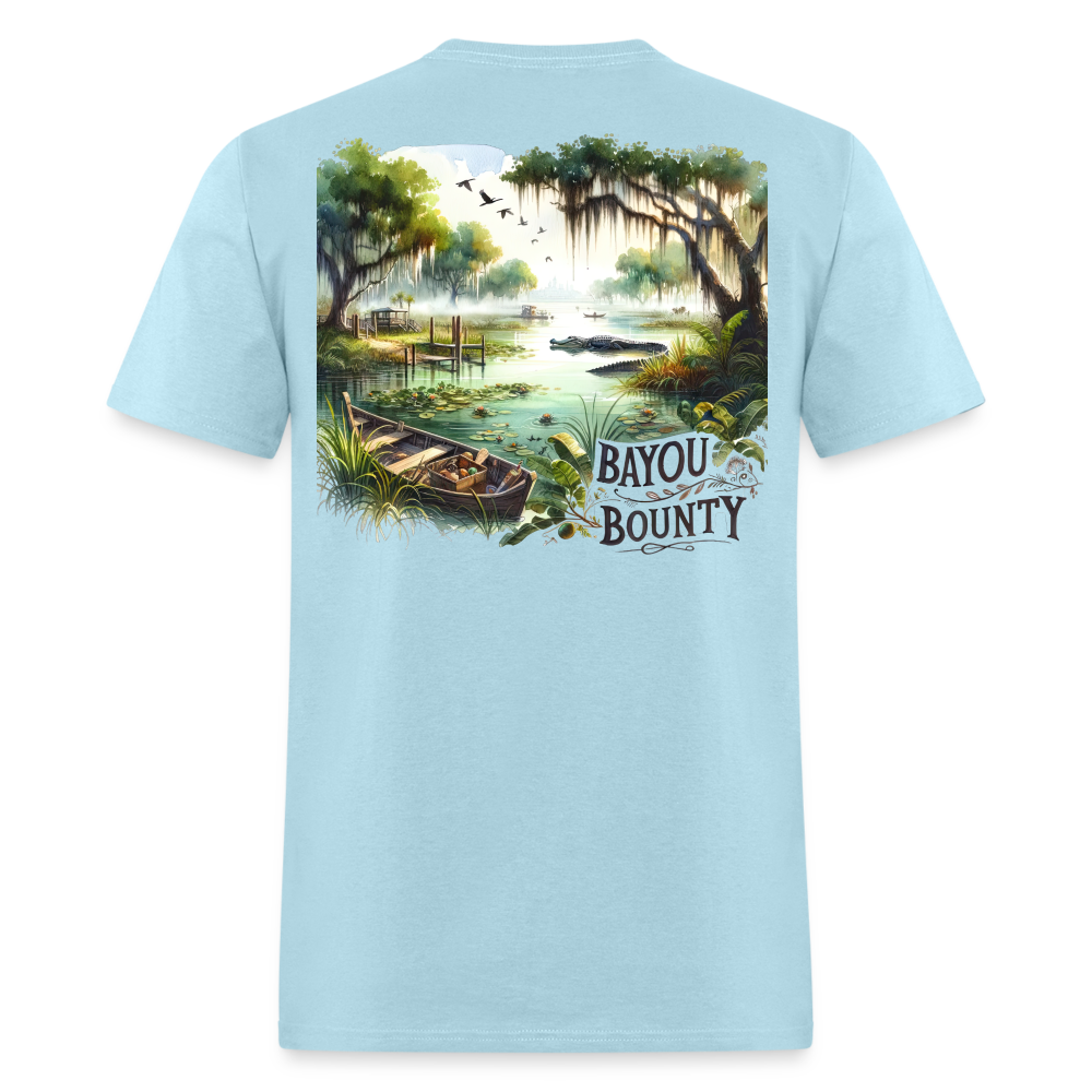 Bayou Bounty Tee! - powder blue