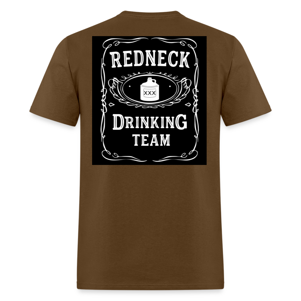 Redneck Drinking Team Tee! - brown