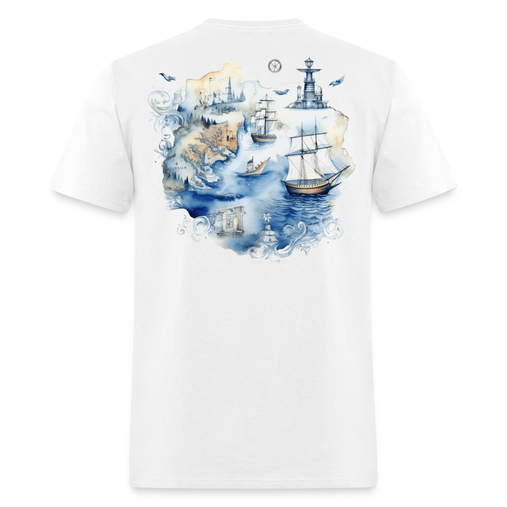 Nautical Map Tee! - white