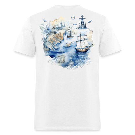 Nautical Map Tee! - white