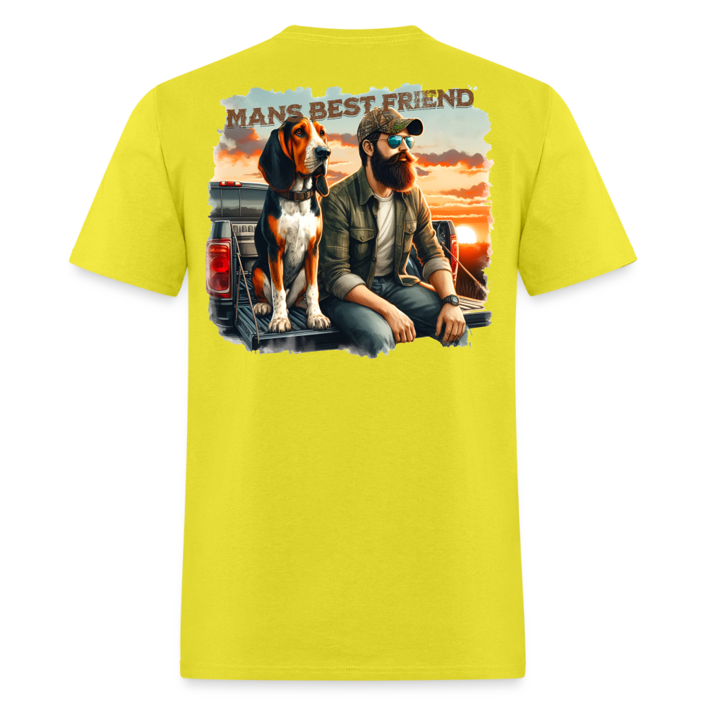 Man's BestFriend Tee! - yellow