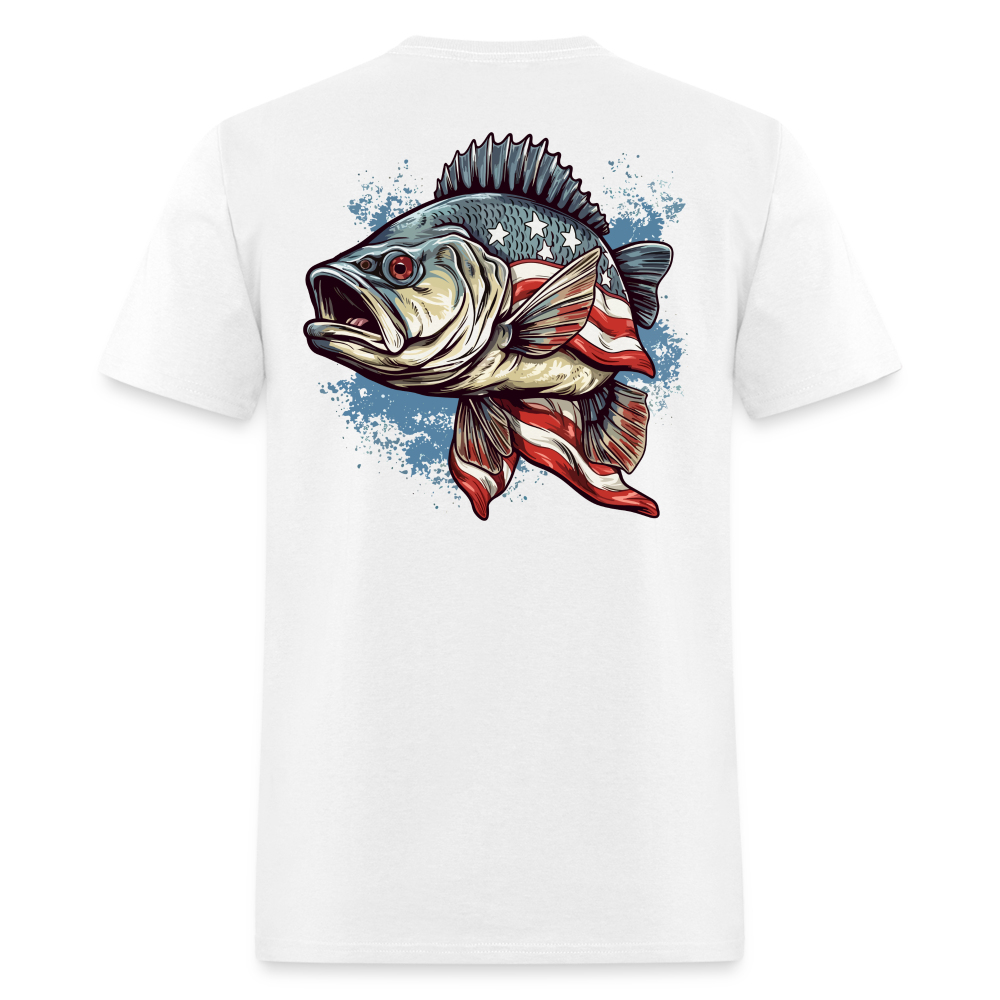 Patriotic Bass Tee! - white