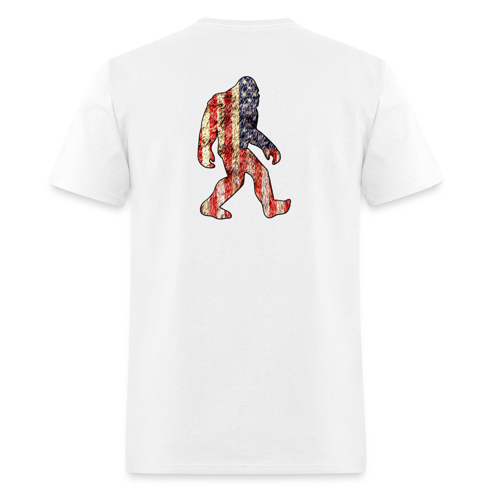 Patriotic Sasquatch Tee! - white