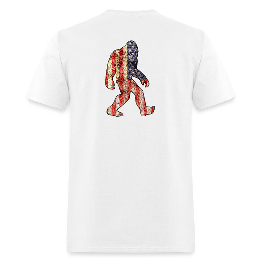 Patriotic Sasquatch Tee! - white