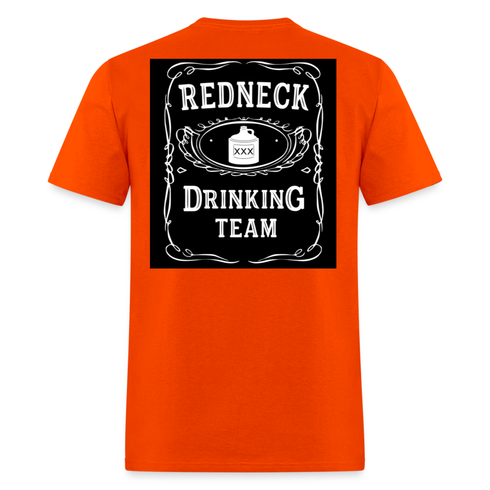 Redneck Drinking Team Tee! - orange