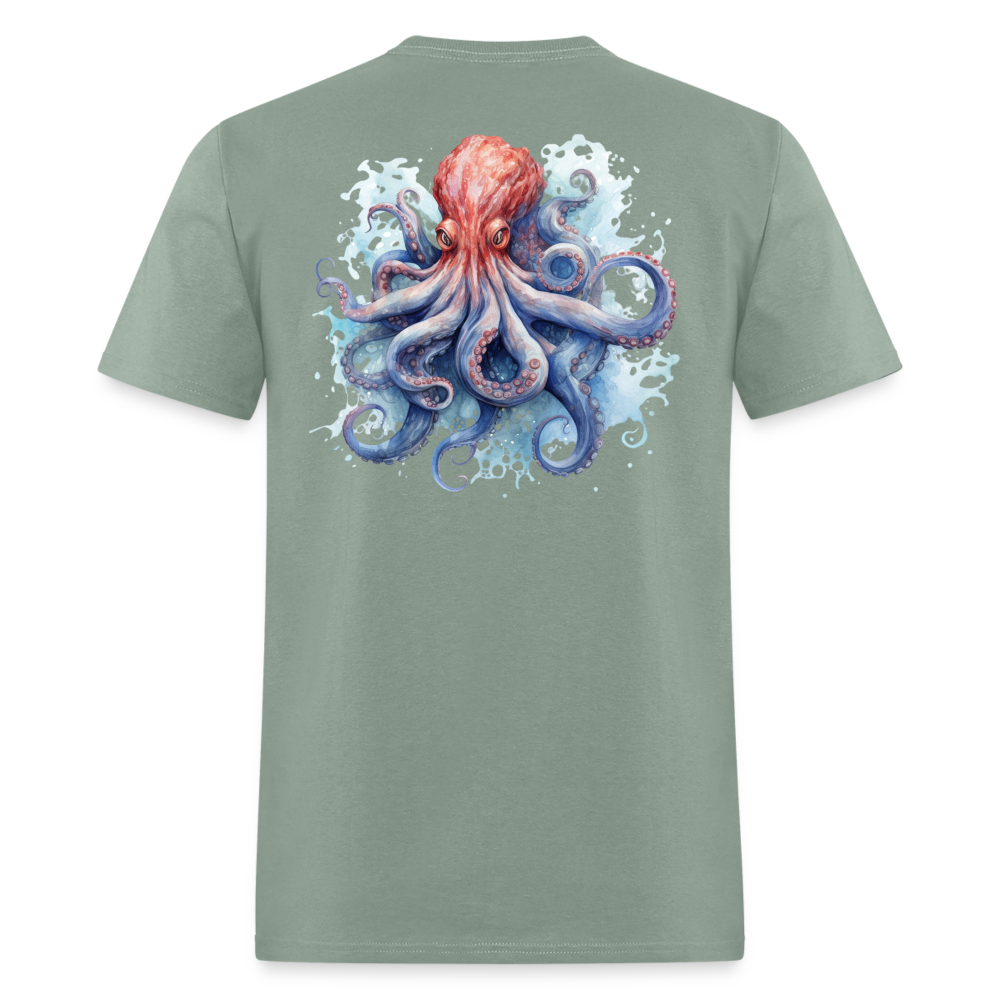 Octopus Tee! - sage