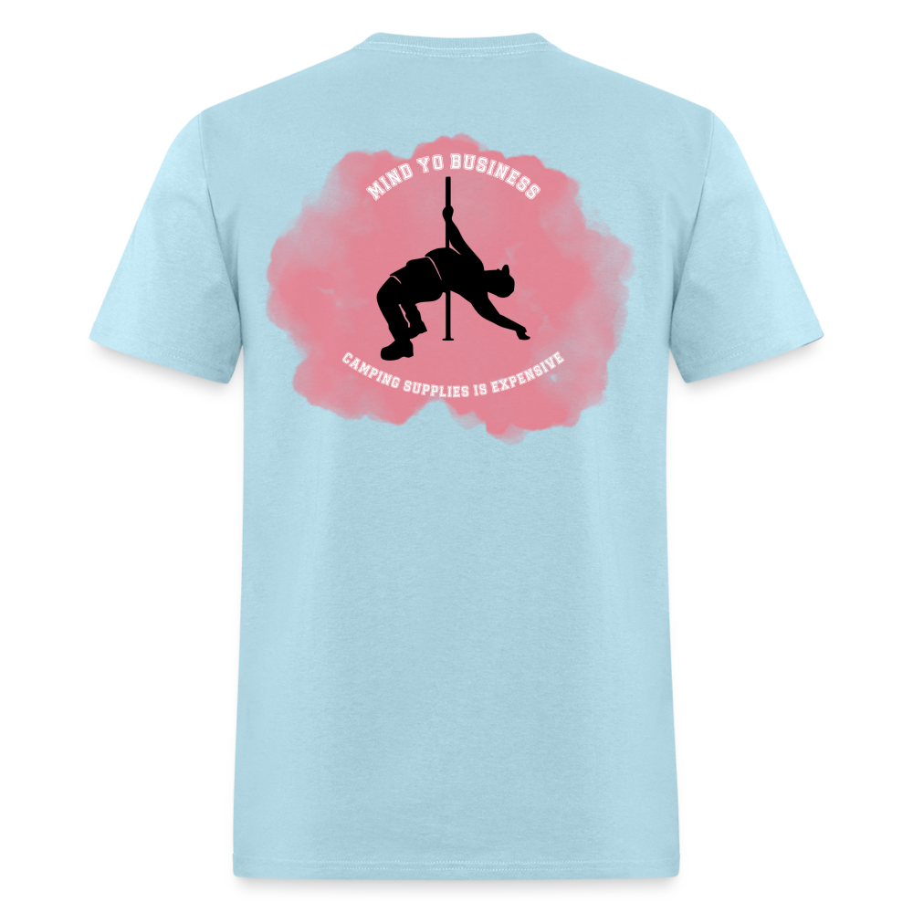 Mind Your Business Tee! - powder blue