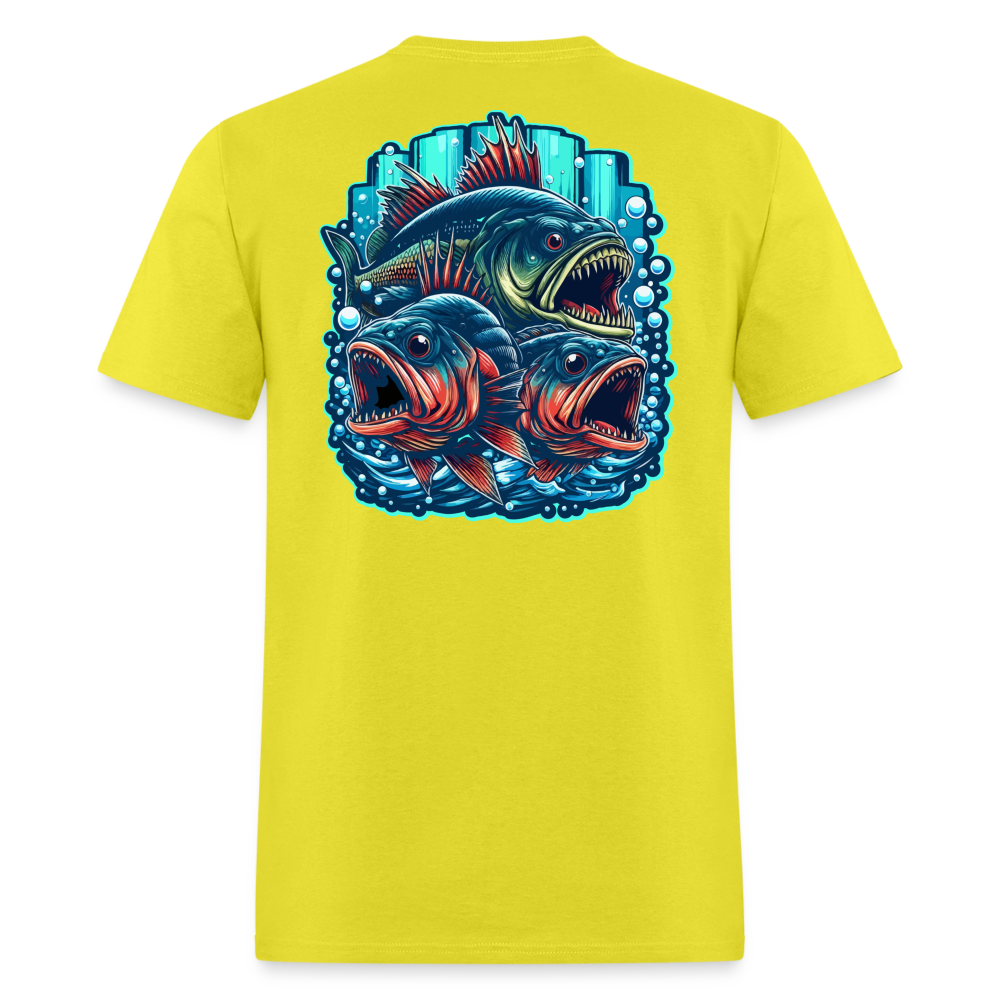 Fish Teeth Tee! - yellow