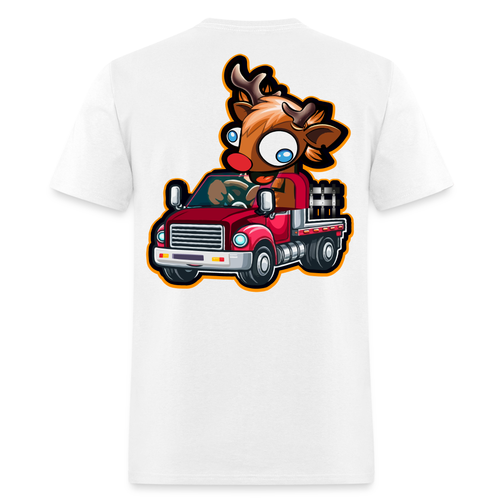 Truck Drivin' Buck Tee! - white