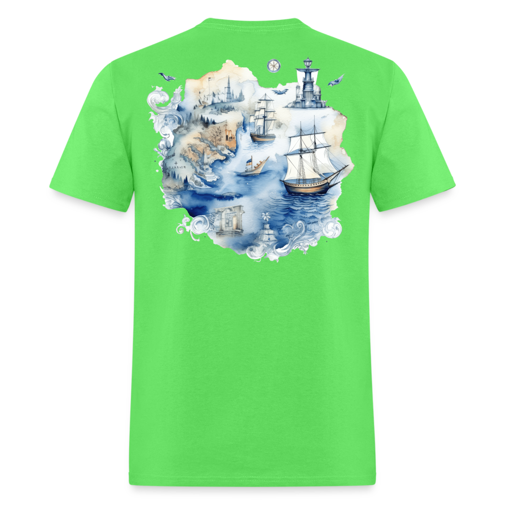 Nautical Map Tee! - kiwi