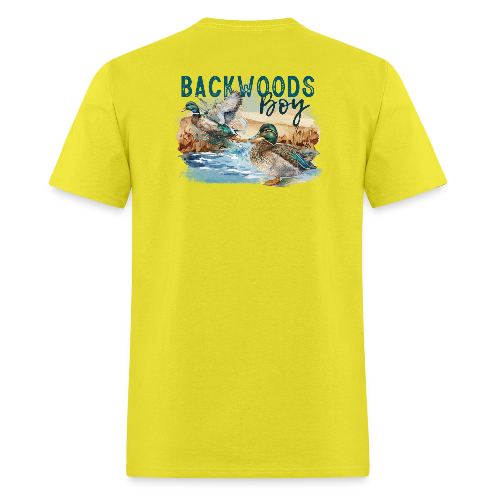 Backwoods Boy Tee! - yellow