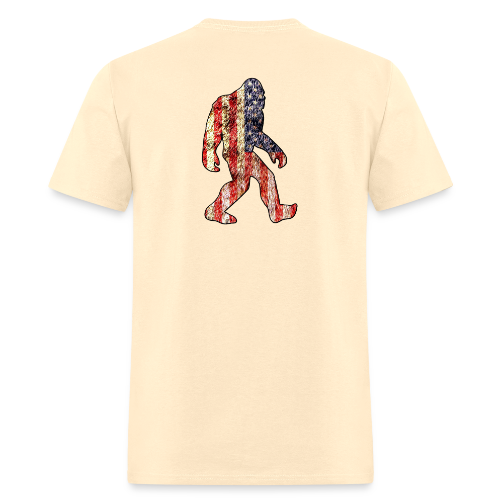 Patriotic Sasquatch Tee! - natural