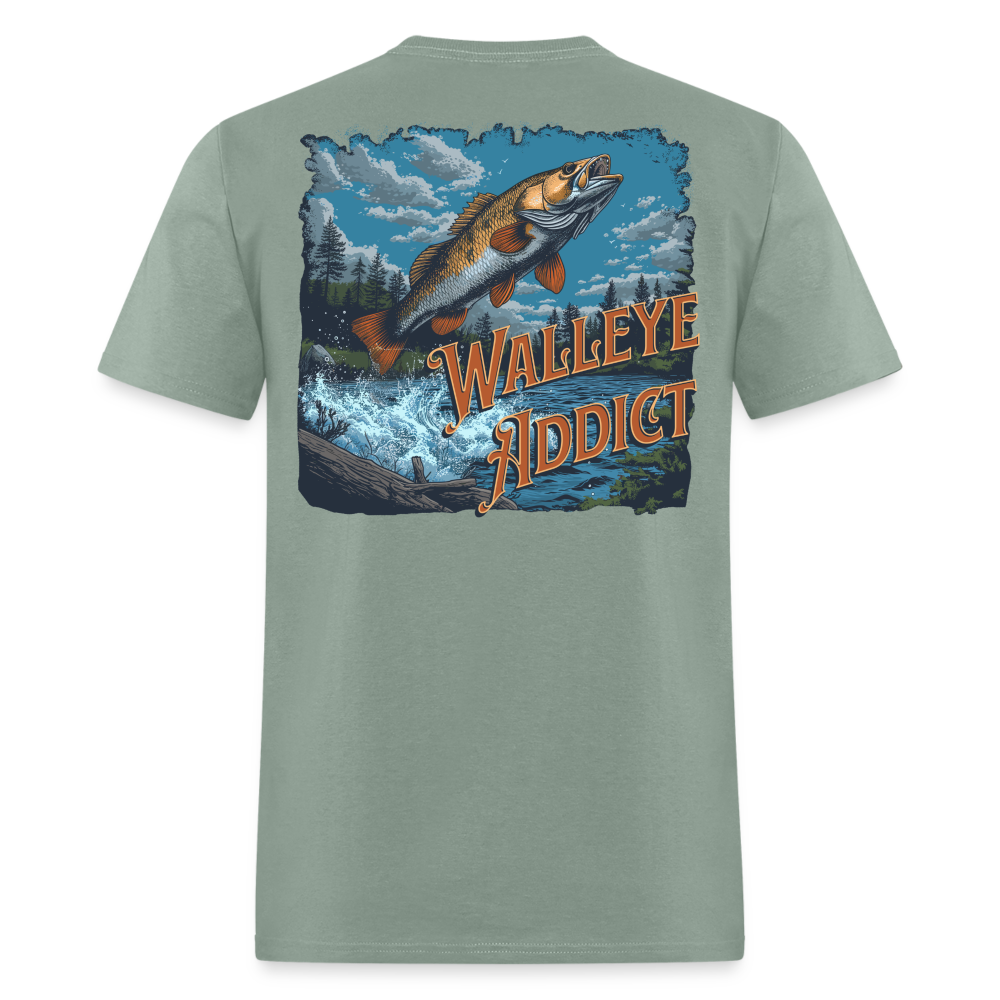 Walleye Addict Tee! - sage