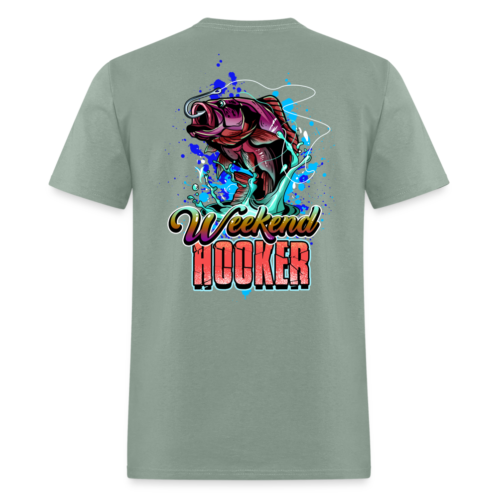 Weekend Hooker Tee! - sage