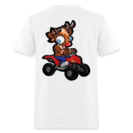 Four wheelin' Buck Tee! - white