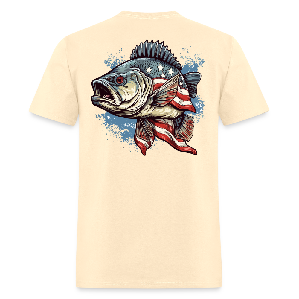 Patriotic Bass Tee! - natural