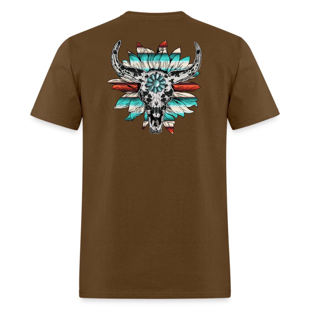 Bolo Skull Tee! - brown