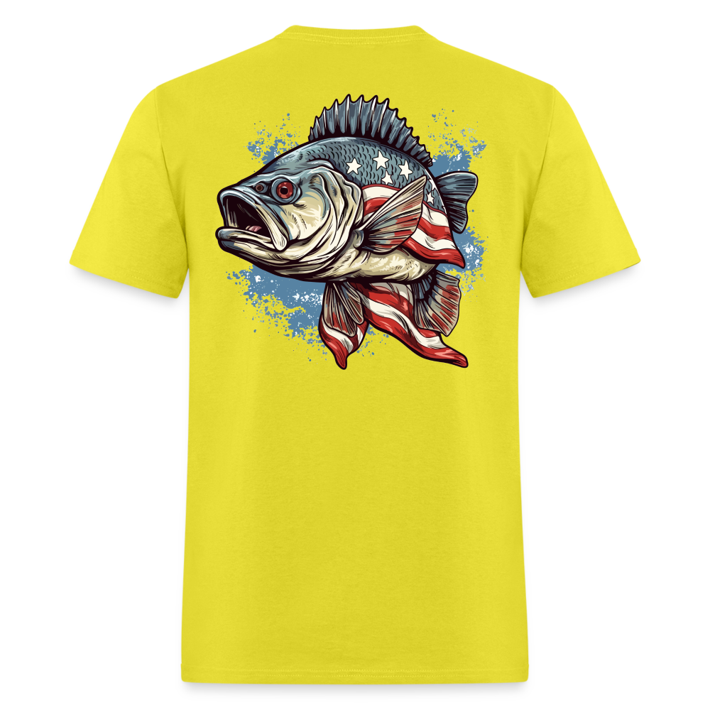 Patriotic Bass Tee! - yellow