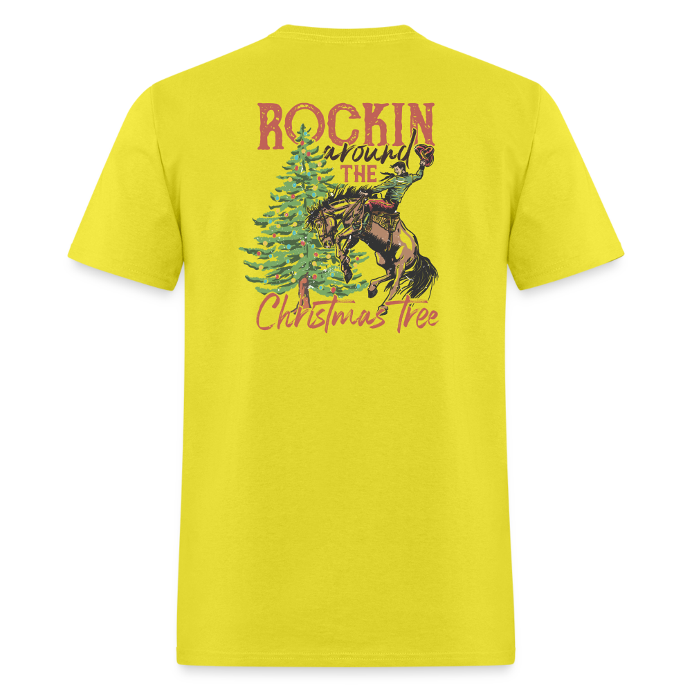 Rockin Around The Christmas Tree Tee! - yellow