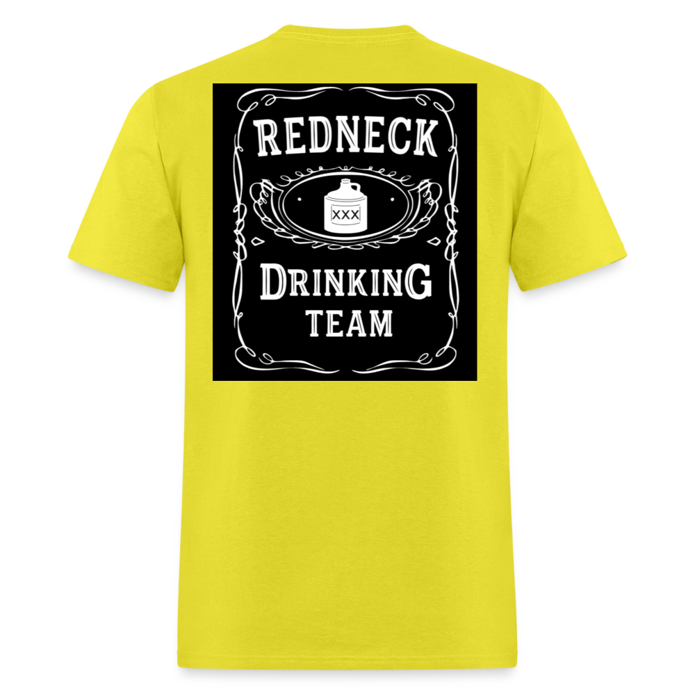 Redneck Drinking Team Tee! - yellow