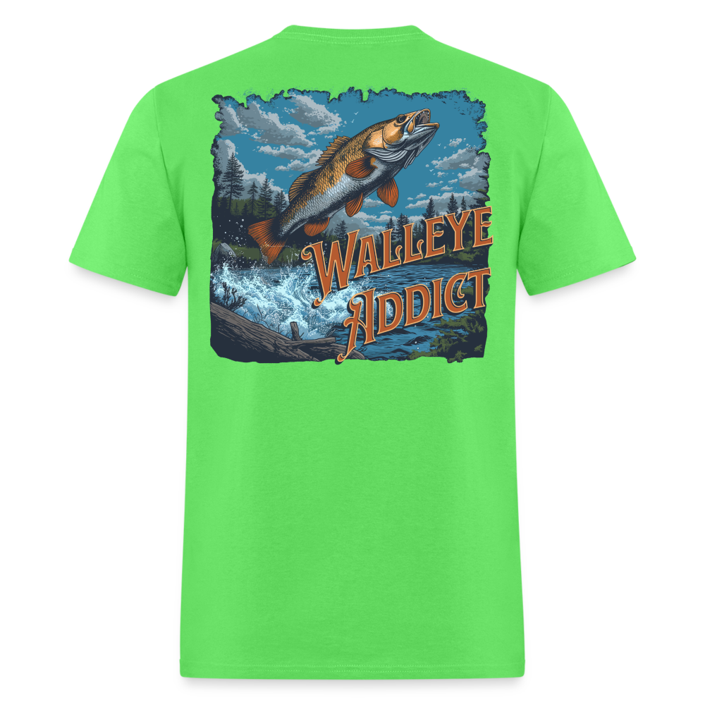 Walleye Addict Tee! - kiwi