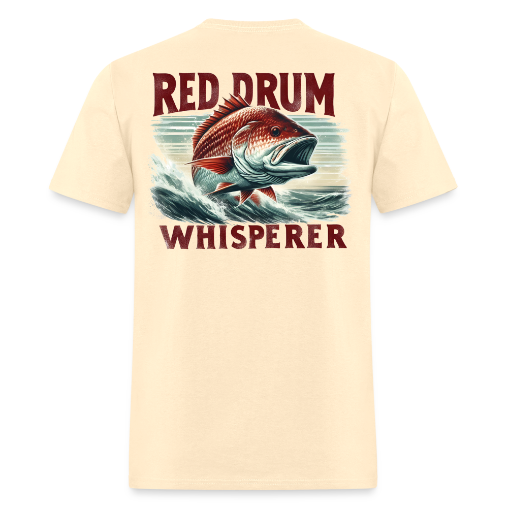 Red Drum Whisperer Tee! - natural