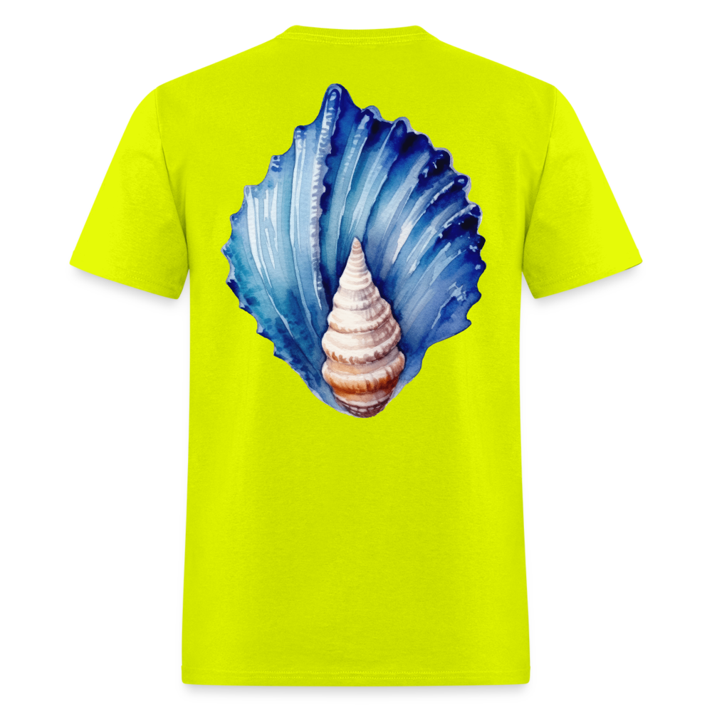 Seashell Tee! - safety green