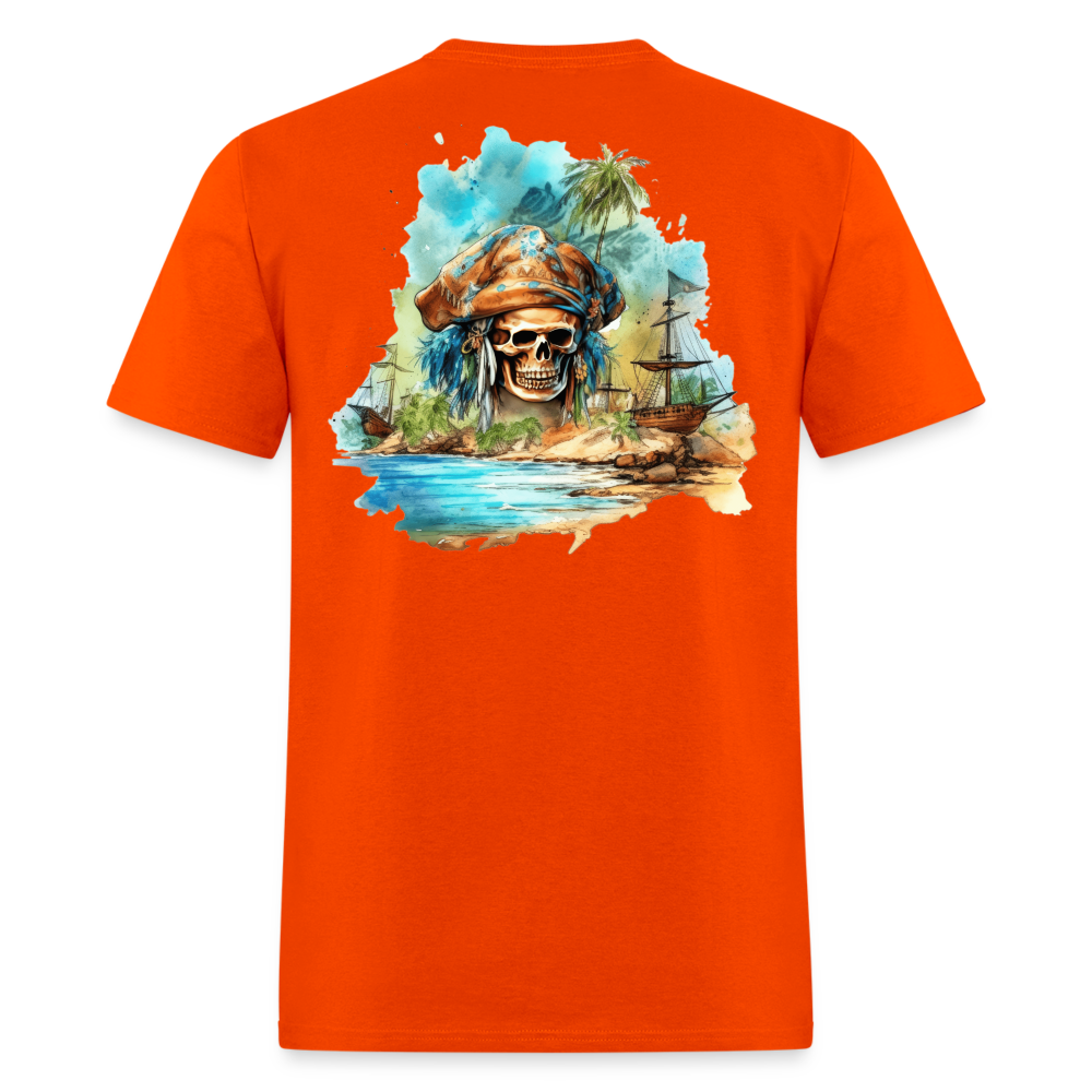 Pirate Cemetery Tee! - orange