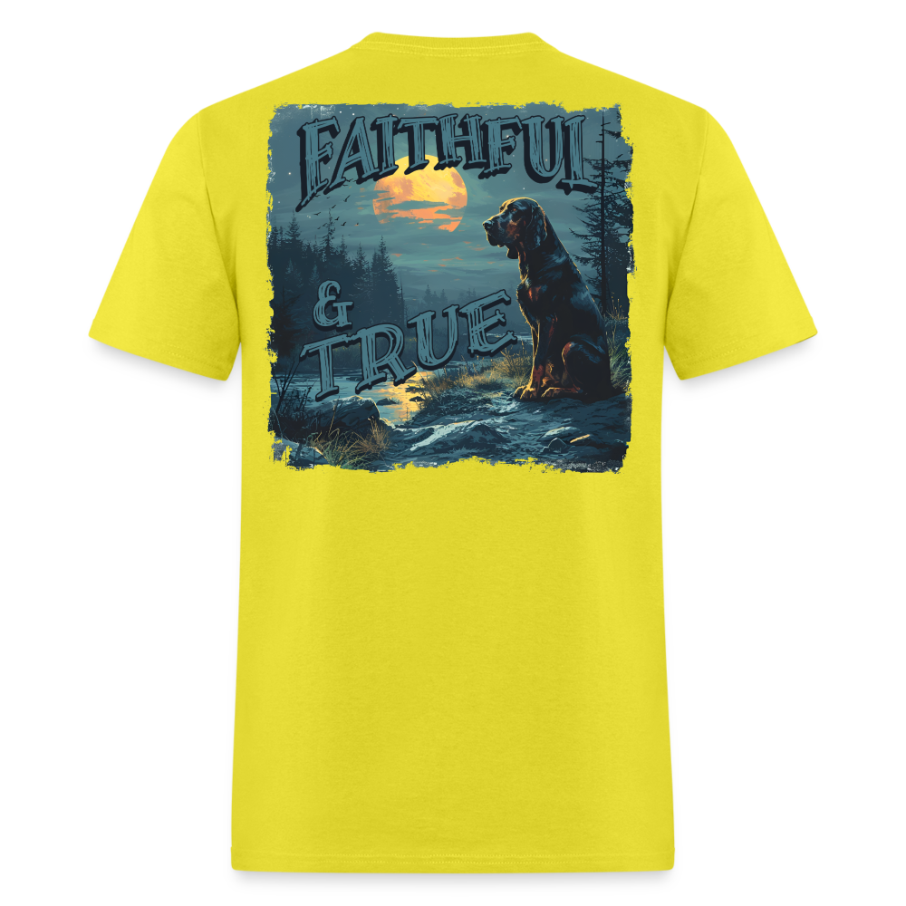 Faithful and true Tee! - yellow