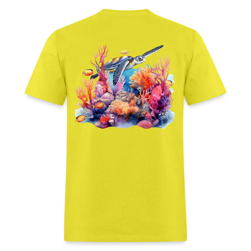 Coral Reaf Tee! - yellow