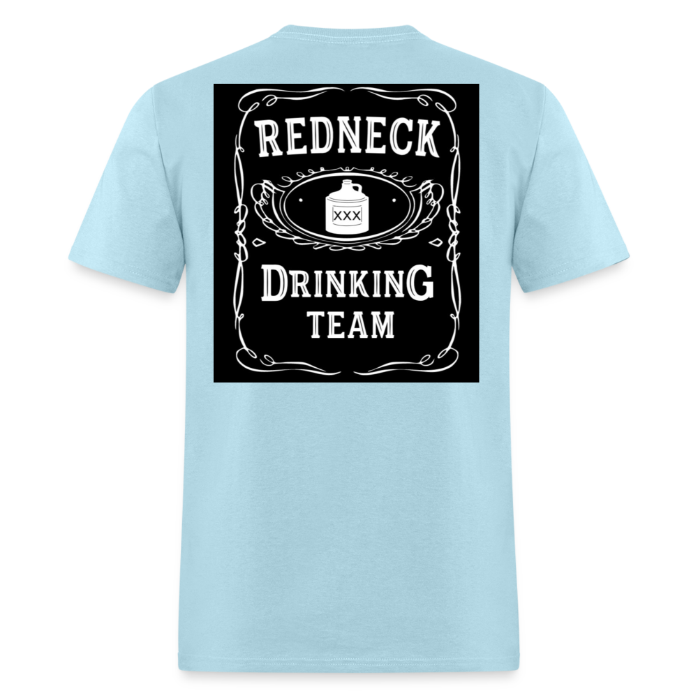 Redneck Drinking Team Tee! - powder blue