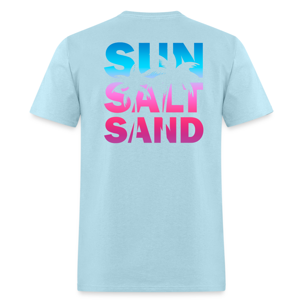 Sun Salt Sand Tee! - powder blue